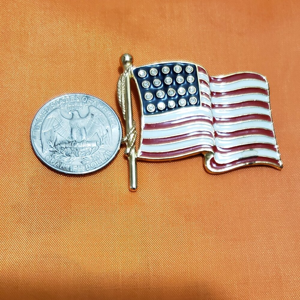 United States Flag Brooch.